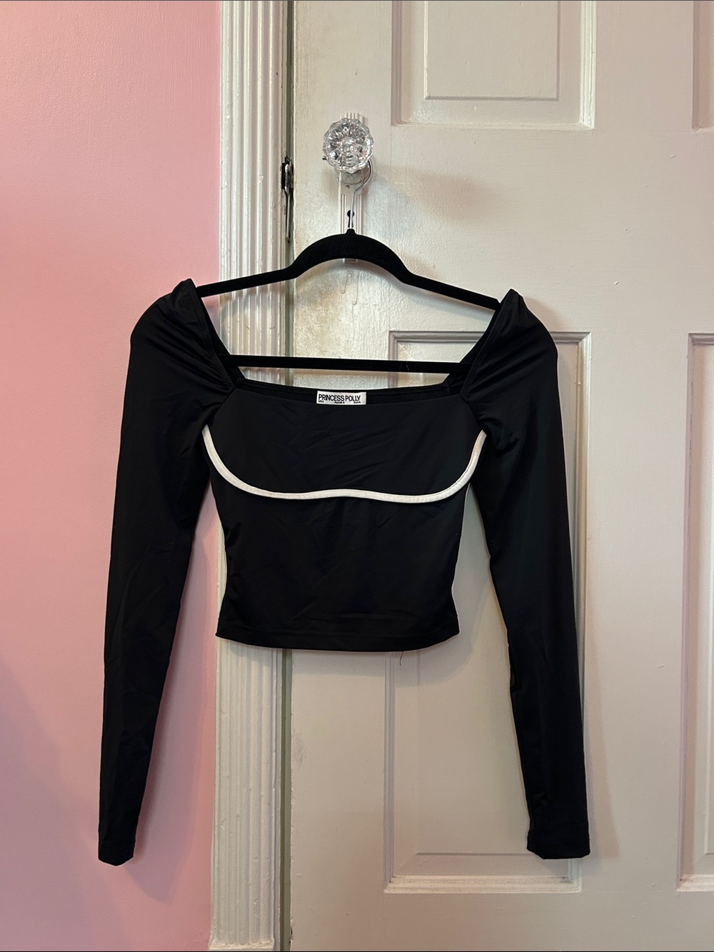 Princess Polly Long Sleeve Cropped Top